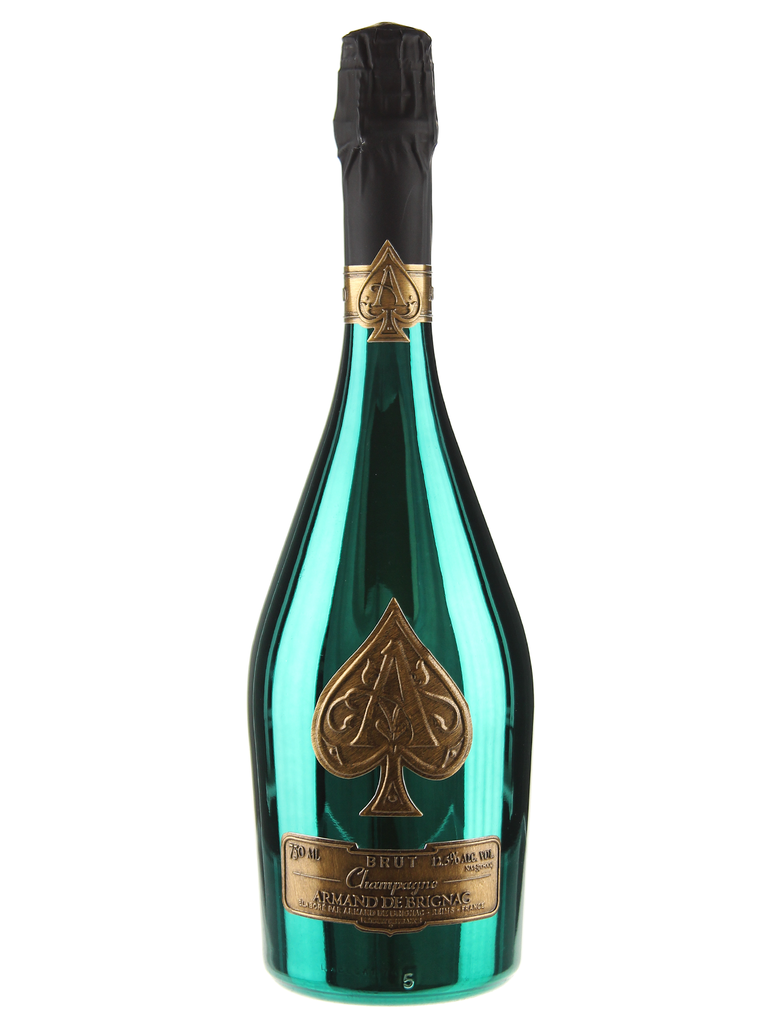 Champagne Brut Ace of Spades Limited Green Edition Armand de Brignac ARVI SA The Swiss vault