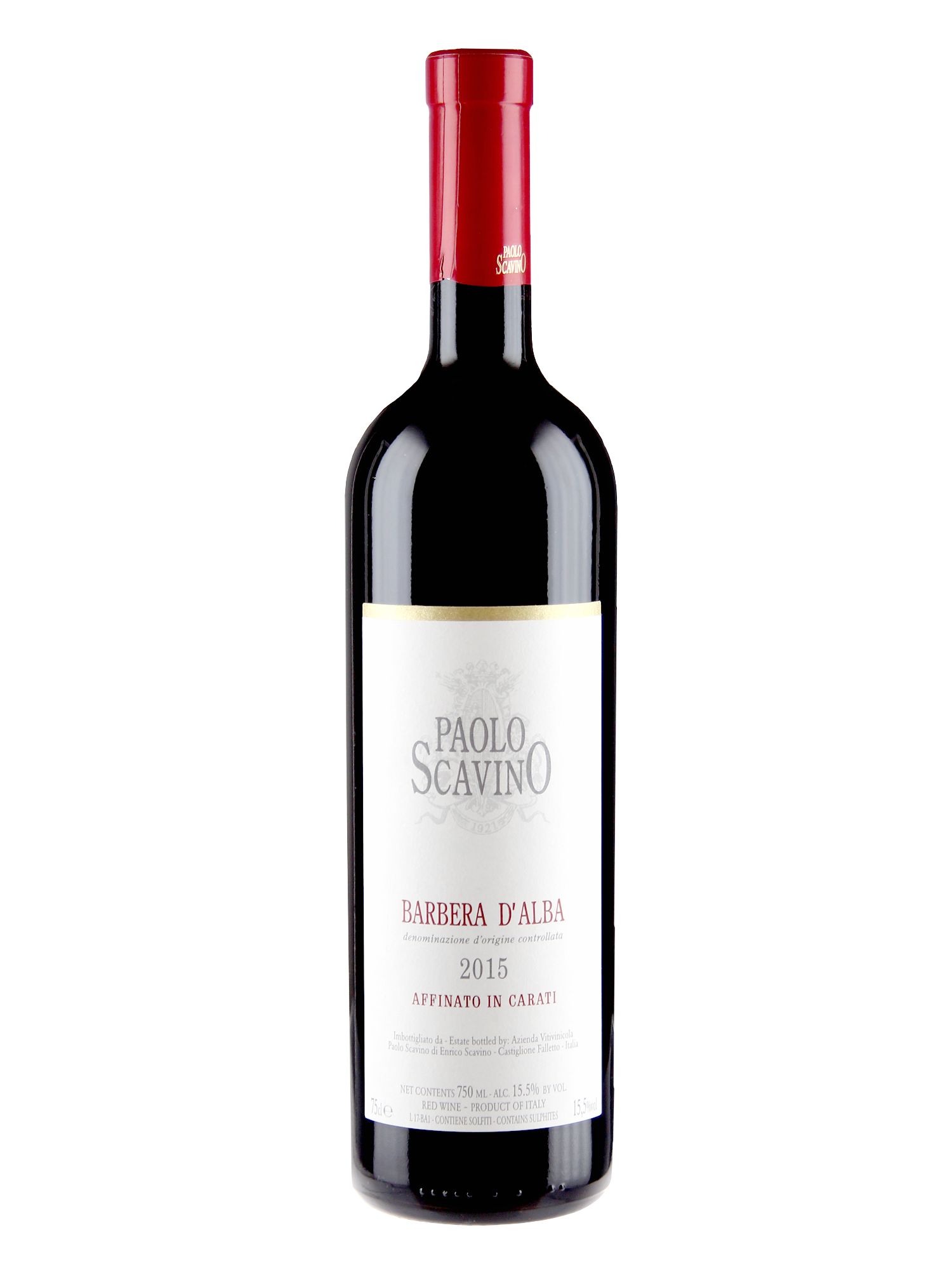 Barbera d'Alba affinato in carati ARVI SA The Swiss vault of fine