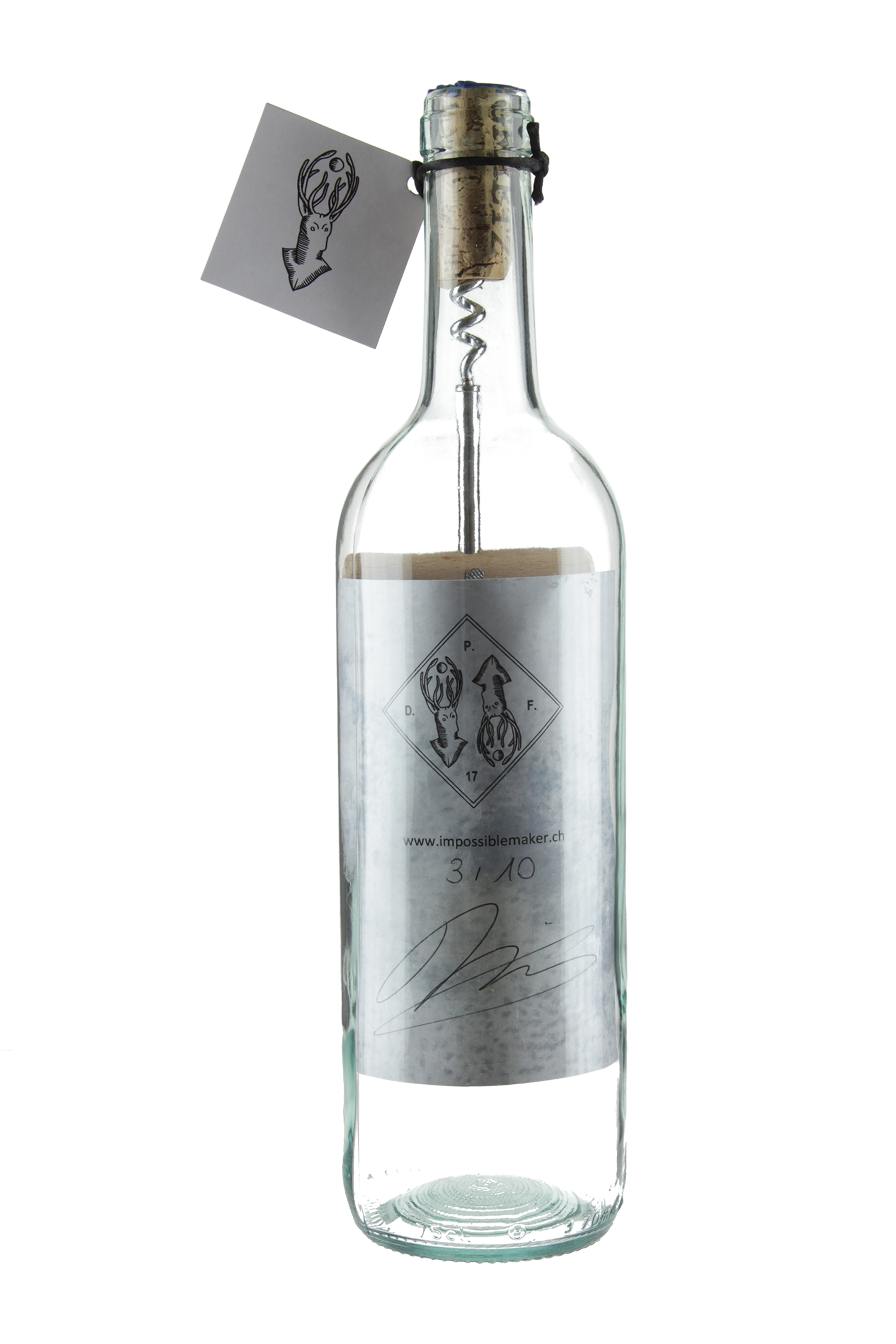 Bottiglia Impossibile (bottle only) ARVI SA The Swiss vault of fine